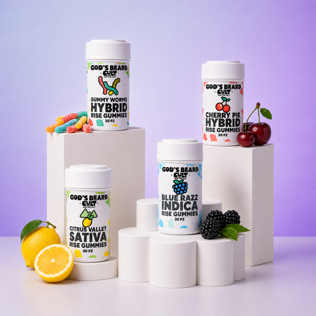 D9 Rise Gummies |  Blue Razz By GBC
