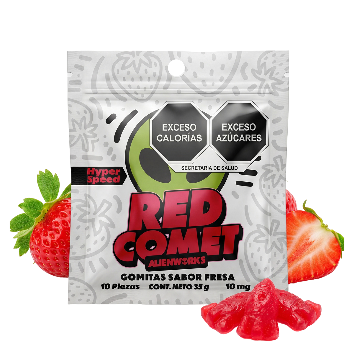 ALIEN WORKS | HYPER-SPEED TECH GUMMIES | 10 mg | 10 -20 pcs