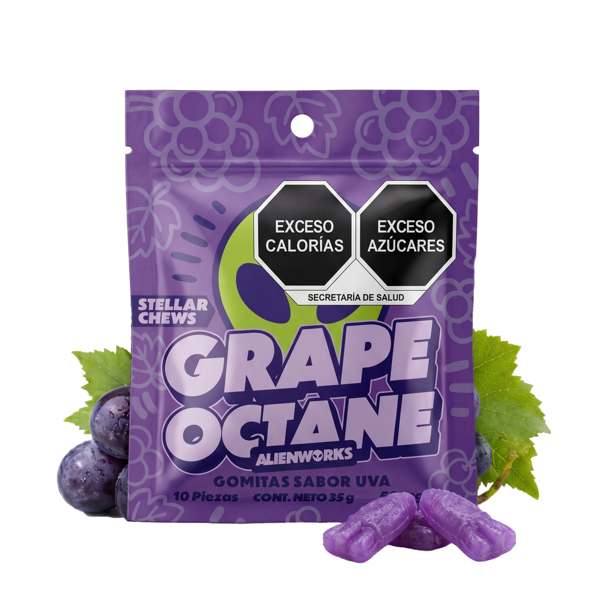 🪐STELLAR CHEWS D9 | 🍇🪄 GRAPE OCTANE| INDICA