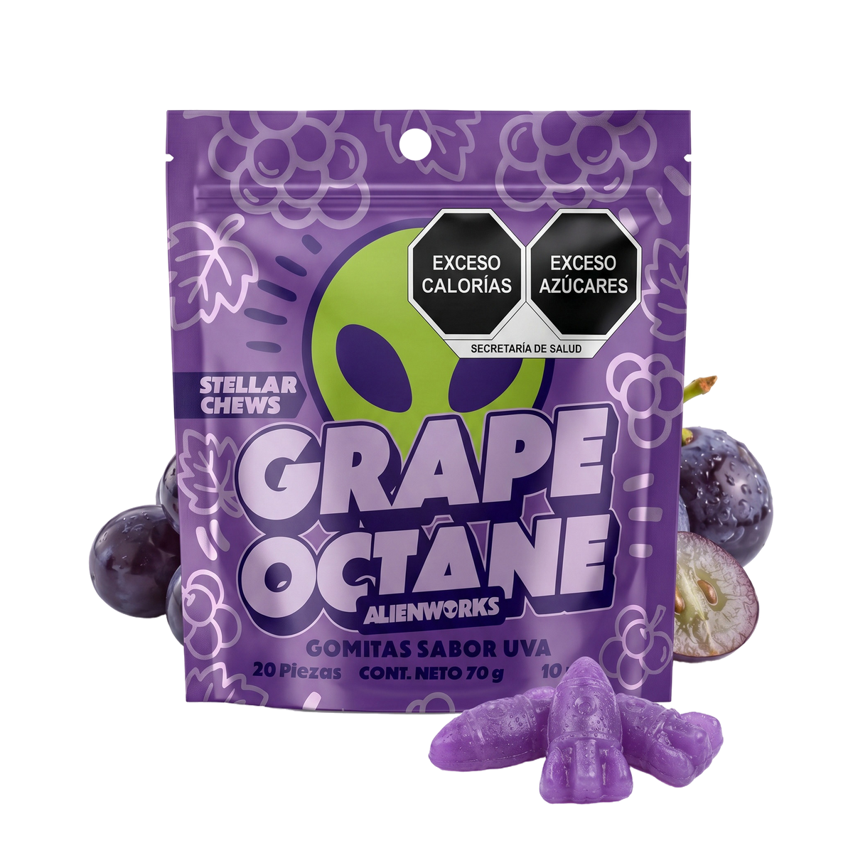 🪐STELLAR CHEWS D9 | 🍇🪄 GRAPE OCTANE| INDICA